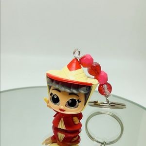 Handmade flora Disneydoorable keychain
